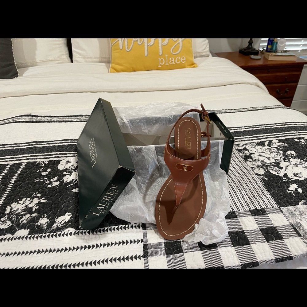 Ralph Lauren brown sandals